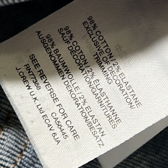 ⭐️🌸Madewell denim skirt size 26 mini frayed hem - Picture 6 of 8